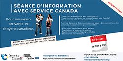 Séance d'information service canada