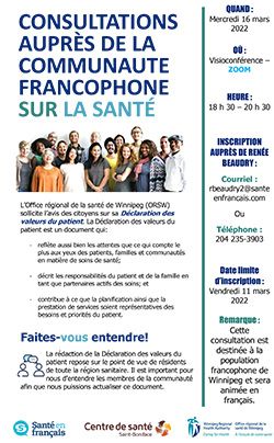 Francophone Community Consultation 2022